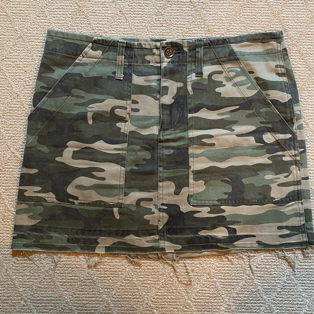 SANCTUARY Camo Mini Skirt